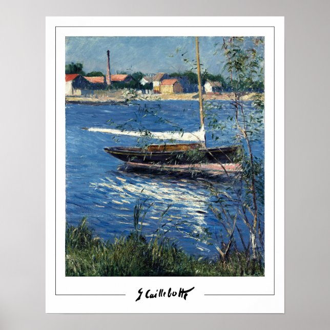 Gustave Caillebotte Zedign Art Poster #8 (Framsidan)