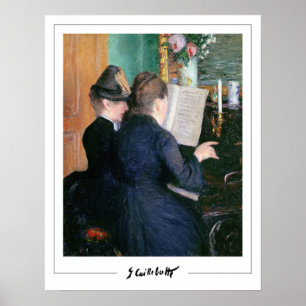 Gustave Caillebotte Zedign konstaffisch #207 Poster