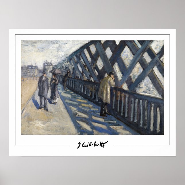 Gustave Caillebotte Zedign konstaffisch #298 Poster (Framsidan)