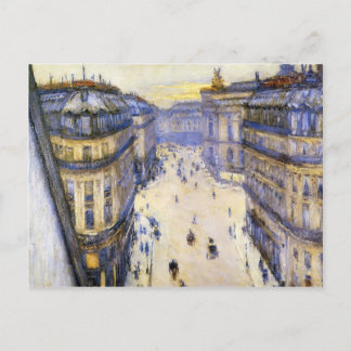 Gustave Caillebute-Rue Halevy från sjätte Golv Vykort