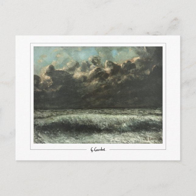 Gustave Courbet #1094 - Finkonst Vykort (Framsida)