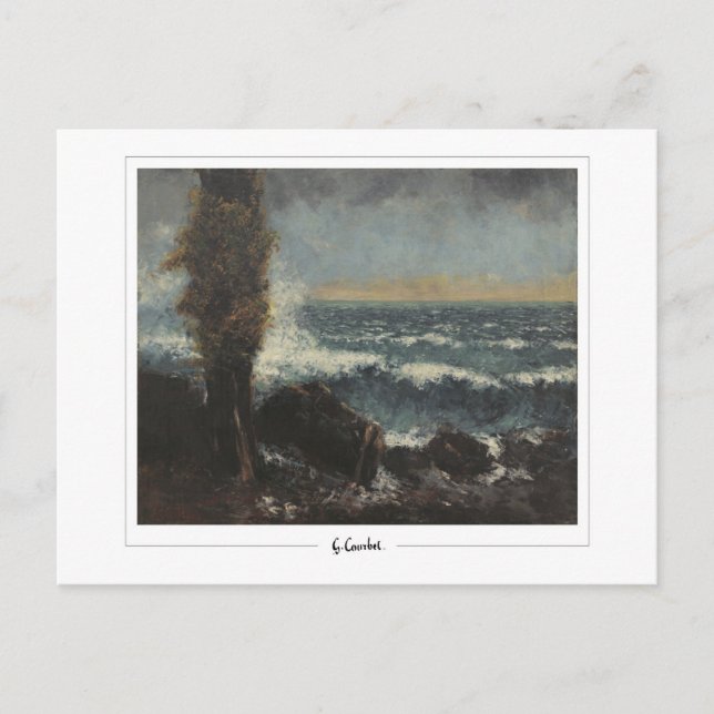 Gustave Courbet #117 - Konst Vykort (Framsida)