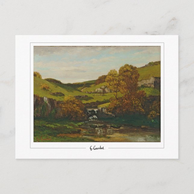 Gustave Courbet #1216 - Finkonst Vykort (Framsida)