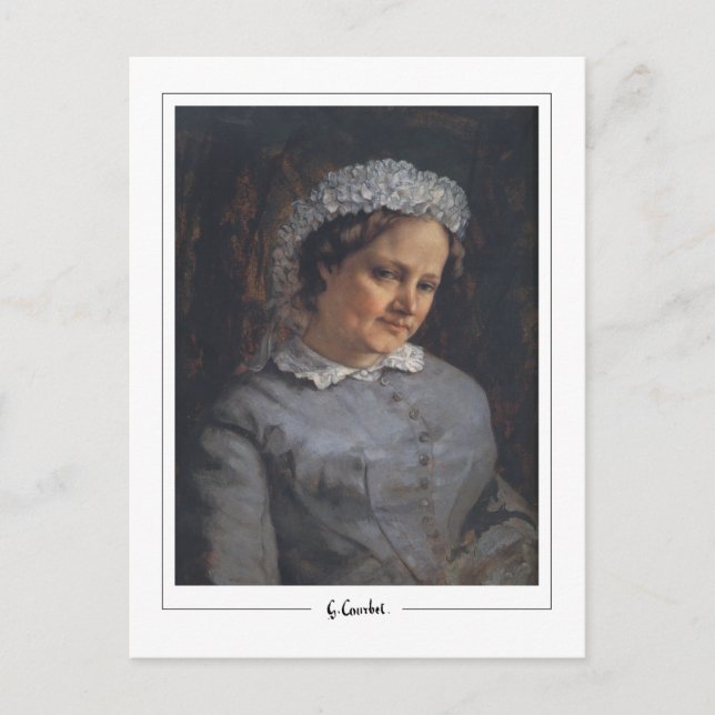 Gustave Courbet #18 - Fin Art Postcard Vykort (Framsida)