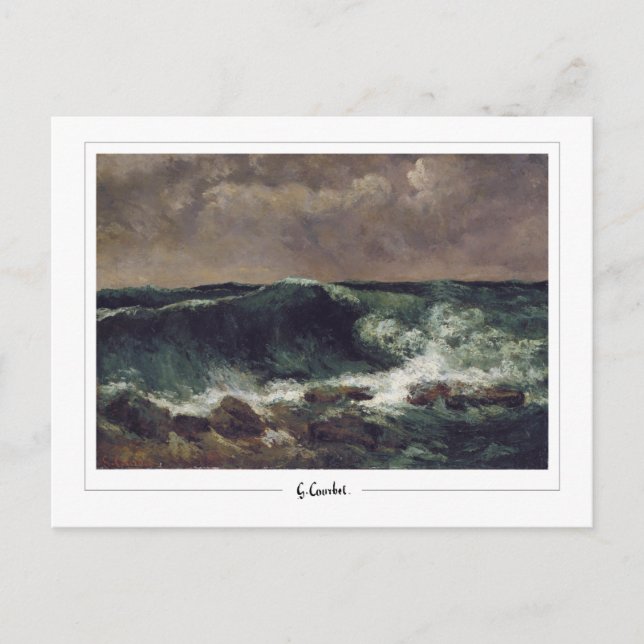 Gustave Courbet #241 - Finkonst Vykort (Framsida)