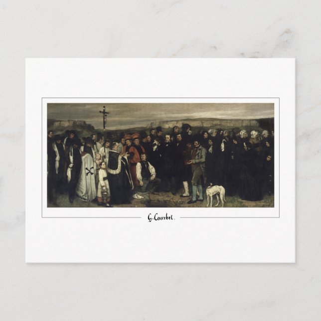 Gustave Courbet #389 - Konst Vykort (Framsida)