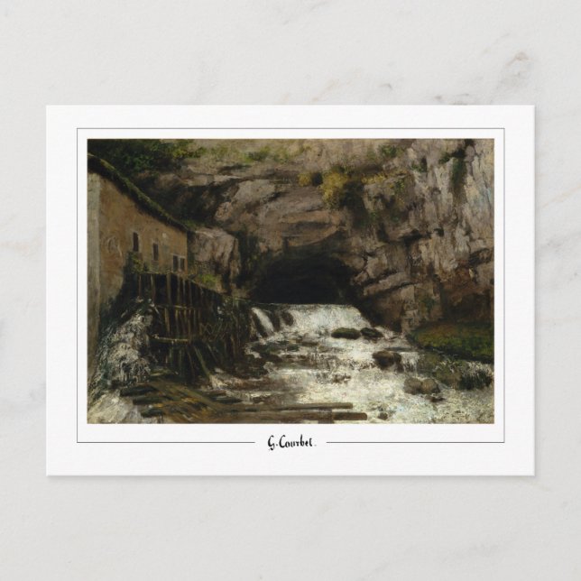Gustave Courbet #548 - Fin konst Vykort (Framsida)
