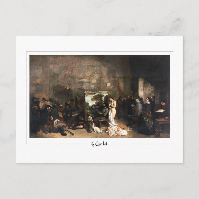 Gustave Courbet #587 - Fin konst Vykort (Framsida)