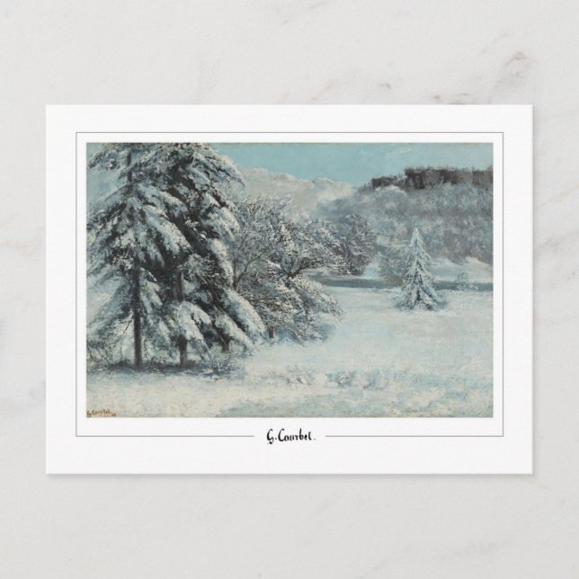 Gustave Courbet #666 - Konst Vykort (Framsida)