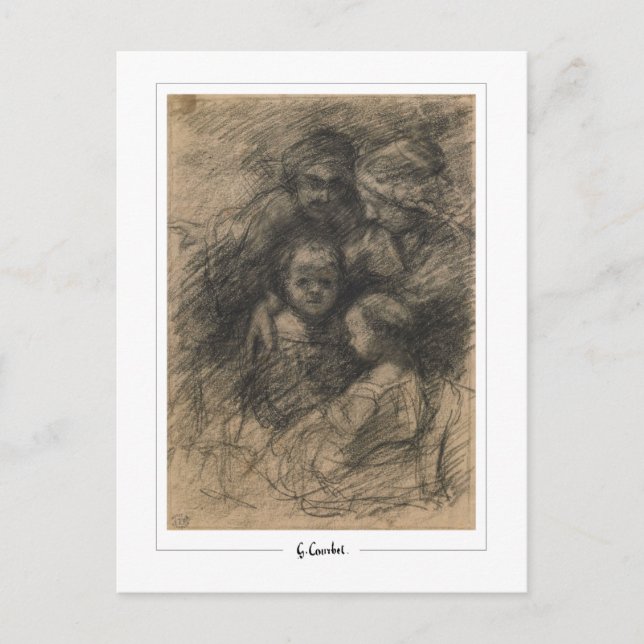 Gustave Courbet #843 - Konst Vykort (Framsida)