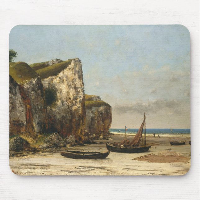 Gustave Courbet - Beach i Normandie Musmatta (Framsidan)