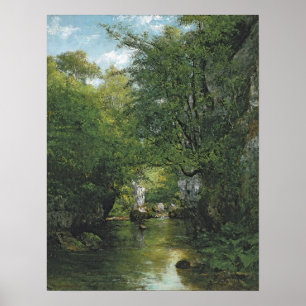 Gustave Courbet - Bremen Bäck 1866 Poster