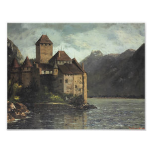 Gustave Courbet - Chillon slott Fototryck