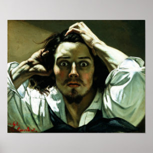 Gustave Courbet - den desperat manen Poster