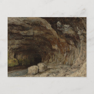 Gustave Courbet - Grotto of Sarrazine Vykort