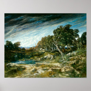 Gustave Courbet - Gust of Vind Poster