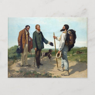 Gustave Courbet Painting Vykort