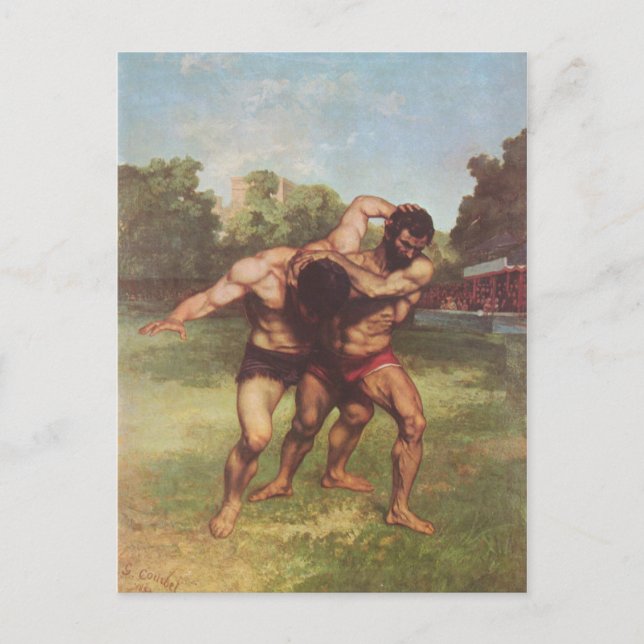 Gustave Courbet Painting Vykort (Framsida)