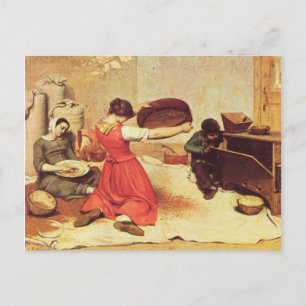 Gustave Courbet Painting Vykort