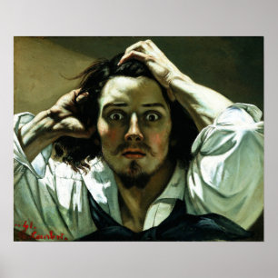 Gustave Courbet - Självporträtt Poster