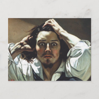 Gustave Courbet - Självporträtt som den förtvivlad Vykort