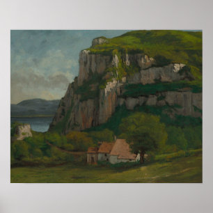 Gustave Courbet - Sten i Hautepierre Poster