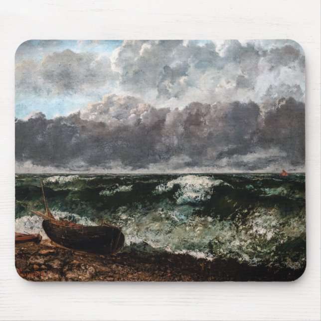 Gustave Courbet - Stormy Sea/Wave Musmatta (Framsidan)