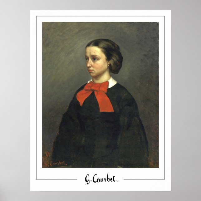 Gustave Courbet Zedign Art Affisch #191-2 (Framsidan)