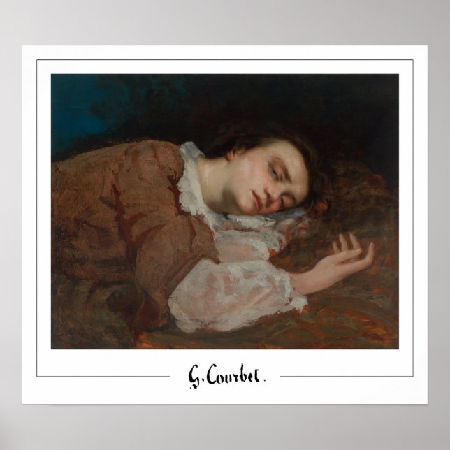 Gustave Courbet Zedign Art Poster #18-2 (Framsidan)