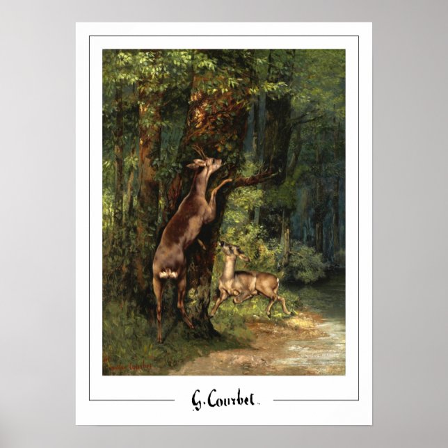 Gustave Courbet Zedign Art Poster #207-2 (Framsidan)