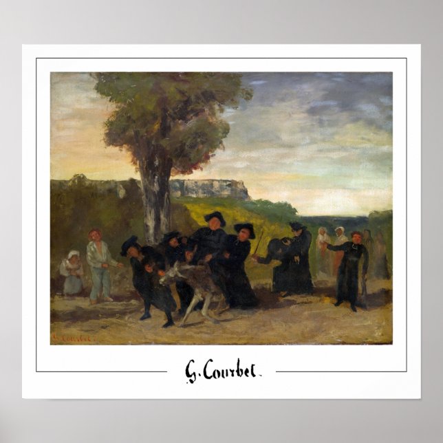 Gustave Courbet Zedign Art Poster #213-2 (Framsidan)
