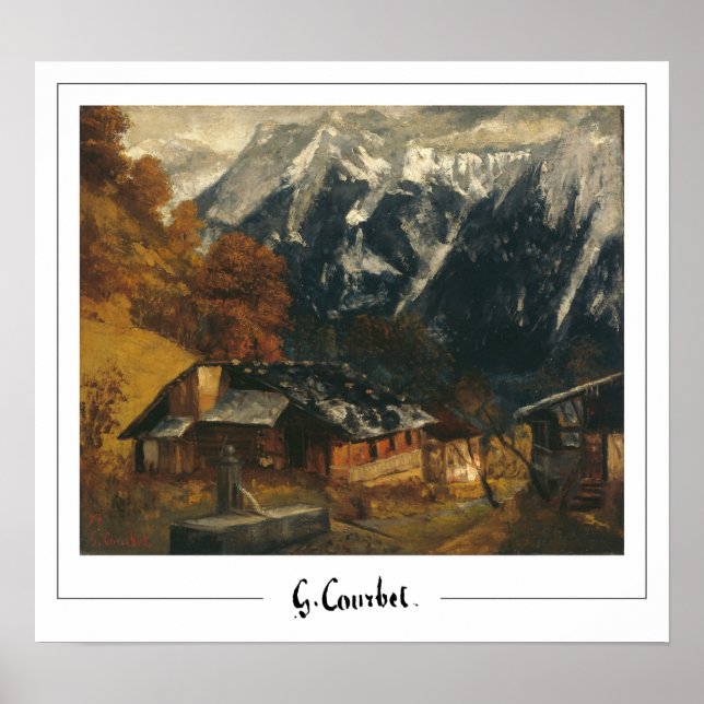Gustave Courbet Zedign Art Poster #261-2 (Framsidan)