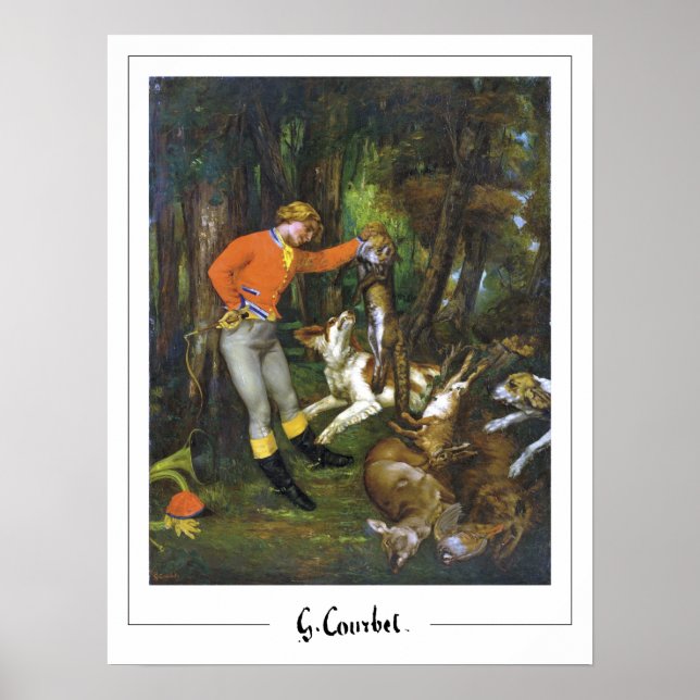 Gustave Courbet Zedign Art Poster #302-2 (Framsidan)