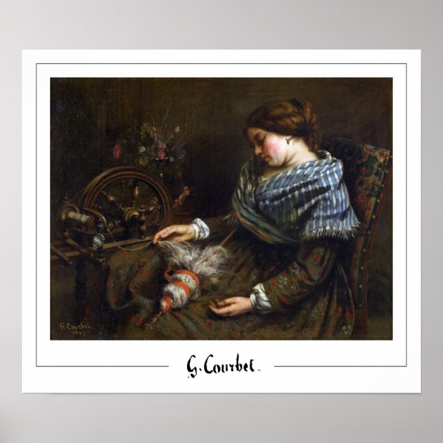 Gustave Courbet Zedign Art Poster #337-2 (Framsidan)