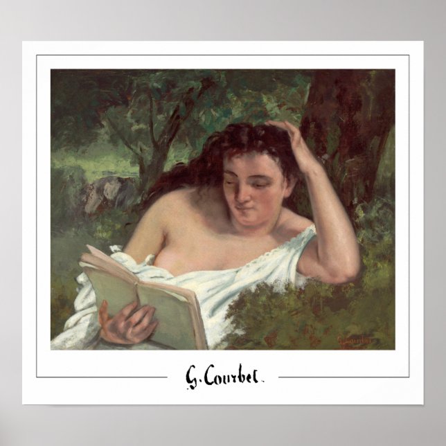 Gustave Courbet Zedign Art Poster #347-2 (Framsidan)