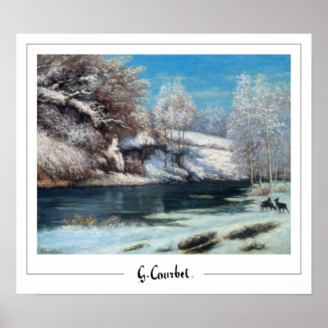 Gustave Courbet Zedign Art Poster #8-2 (Framsidan)