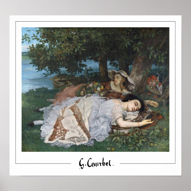 Gustave Courbet Zedign Art Poster #93 (Framsidan)