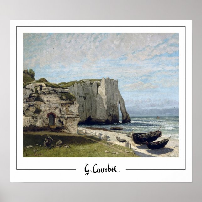 Gustave Courbet Zedign Art Poster #9-2 (Framsidan)
