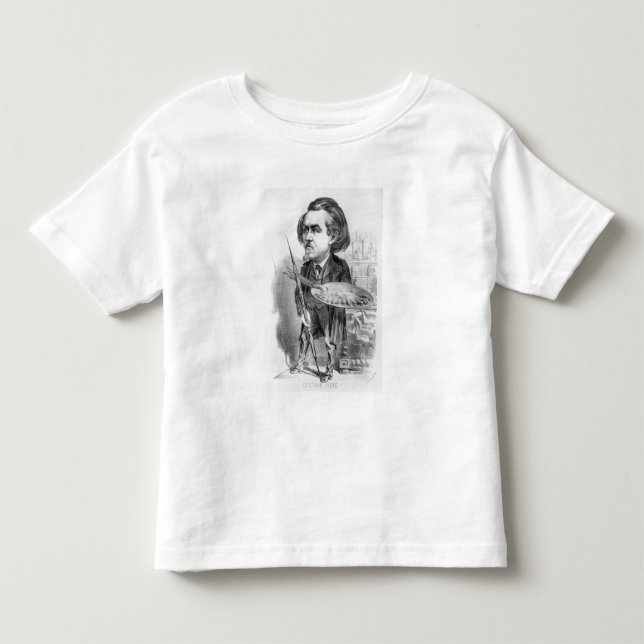 Gustave Dore (1832-83), karikatyr från 'Le Boulev T Shirt (Framsida)