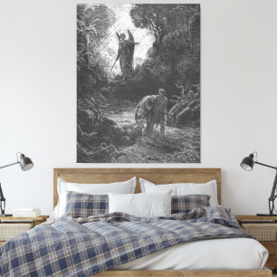 Gustave Doré - Adam och Eva förvisas från Eden Canvastryck