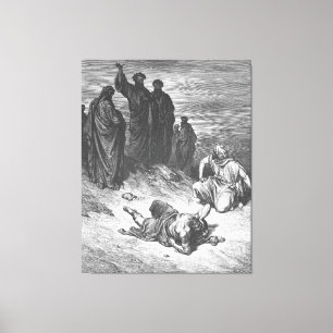 Gustave Doré - Apostlagärningarna 3 Peter och Joha Canvastryck