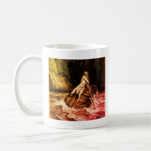 Gustave Doré - Caron Rving/Dante's Inferno Kaffemugg