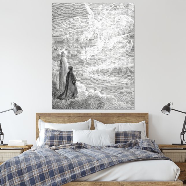 Gustave Doré - De saliga Canvastryck (Insitu (sovrum))