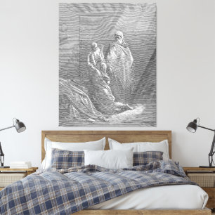 Gustave Doré - Elia tillkallar änkans son Canvastryck