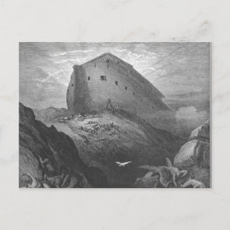 Gustave Doré - En duva sänds ut från arken Vykort