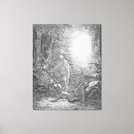Gustave Doré - Evas skapelse Canvastryck