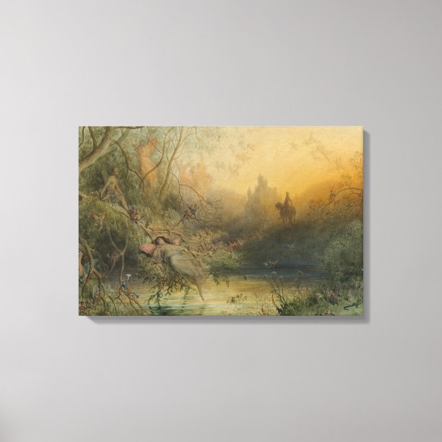Gustave Dore - Fairy Land Canvastryck (Framsida)