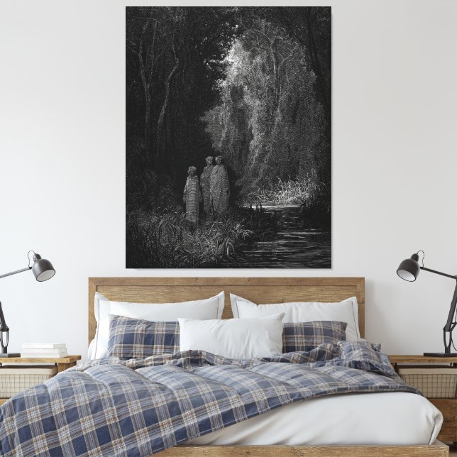 Gustave Doré - Floden Lete Canvastryck (Insitu (sovrum))