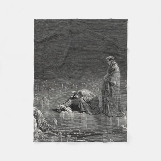 Gustave Dore Inferno Fleecefilt (Framsidan)