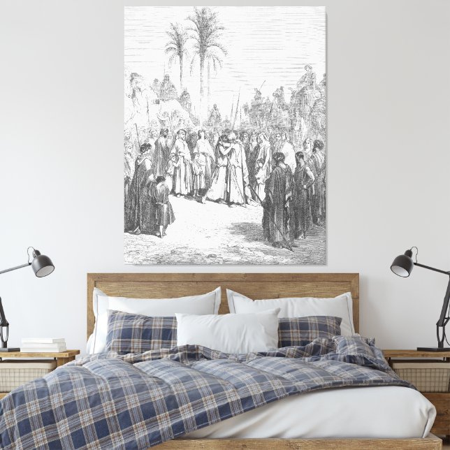 Gustave Doré - Jacob and Esau Meet Canvastryck (Insitu (sovrum))